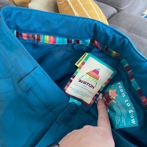 Kids burton snow pants